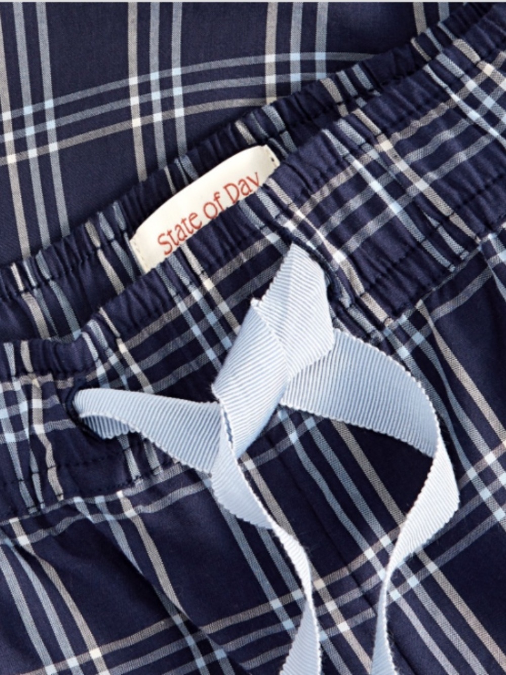 State of Day Women's Printed Poplin Pajama Pants , XXLarge Offset Plaid NWT - Picture 3 of 3